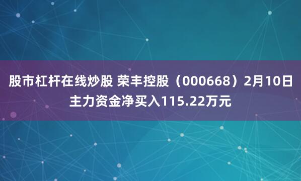股市杠杆在线炒股 荣丰控股（000668）2月10日主力资金净买入115.22万元