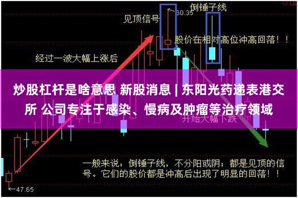 炒股杠杆是啥意思 新股消息 | 东阳光药递表港交所 公司专注于感染、慢病及肿瘤等治疗领域